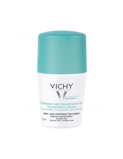 VICHY DEODORANT TRAITEMENT ANTI-TRANSPIRANT 48H ROLL-ON 50ML TRANSPIRATION INTENSE