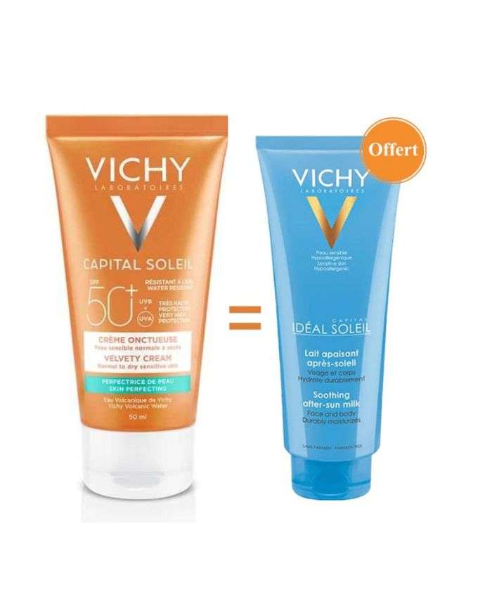 vichy-offre-capital-soleil-creme-onctueuse-peau-normale-a-seche-spf-50-50-ml-lait-apres-soleil-100ml-offert