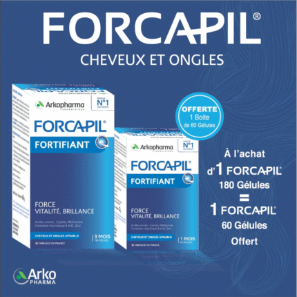 FORCAPIL CHEVEUX ET ONGLES B180 GELULES