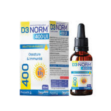 D3 NORM 400UI OSSATURE ET IMMUNITE GOUTTES BUVABLES 30ML
