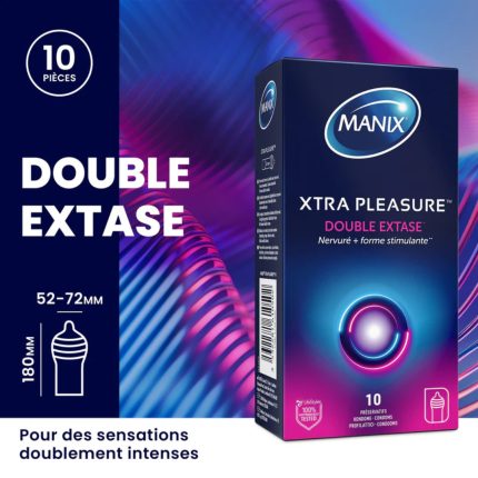 MANIX XTRA PLEASURE DOUBLE EXTASE B10